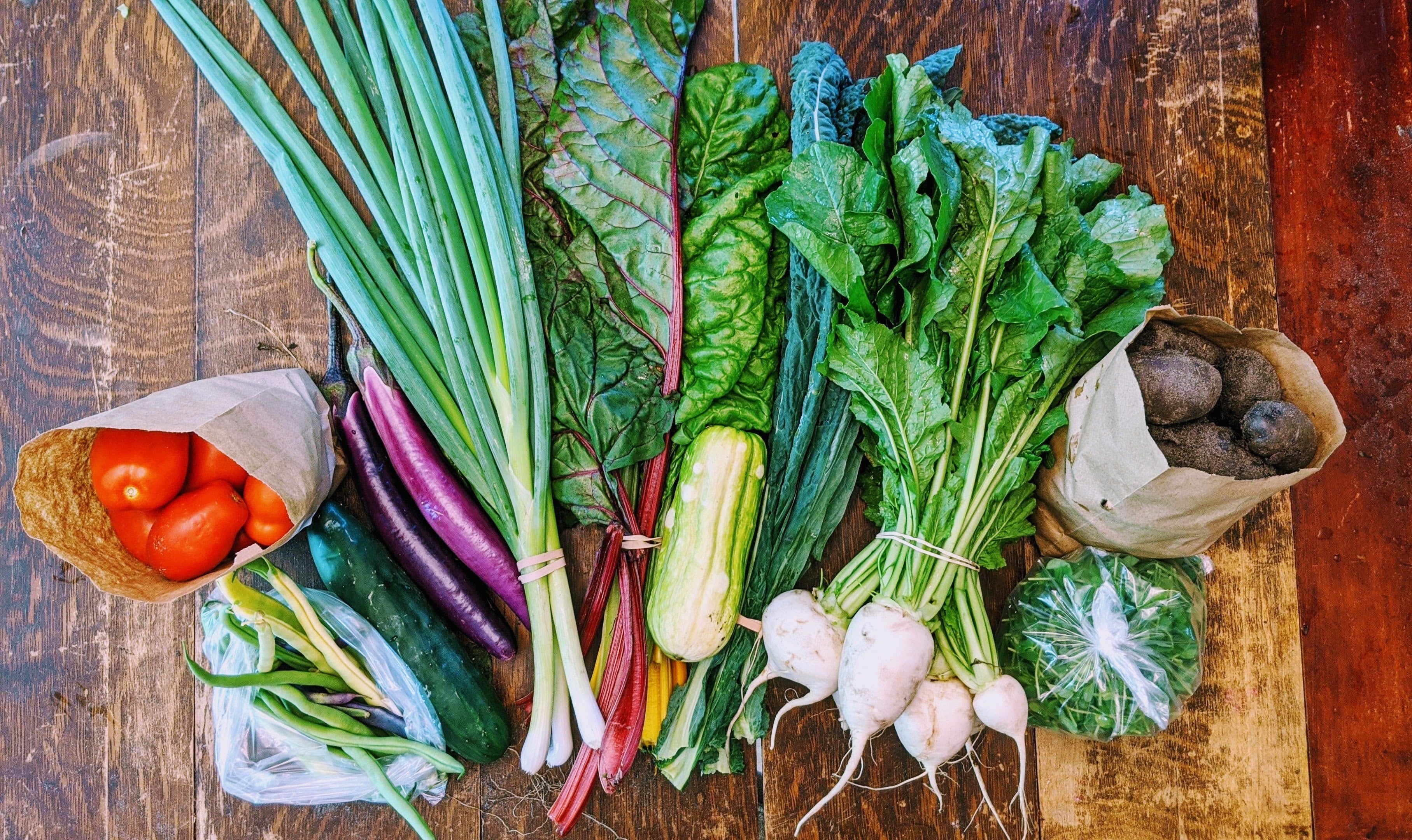 2023 Cumberland Market CSA - Weekly Vegetable Baskets